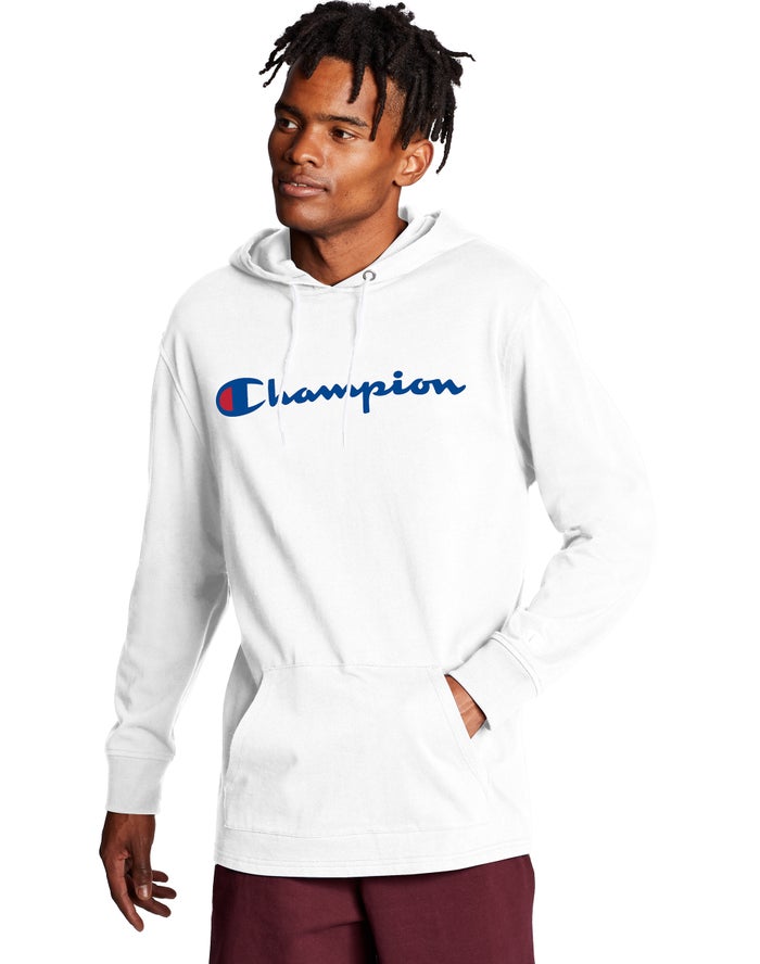 Champion Mens Hoodie NZ - Middleweight White ( 8297-TRUWS )